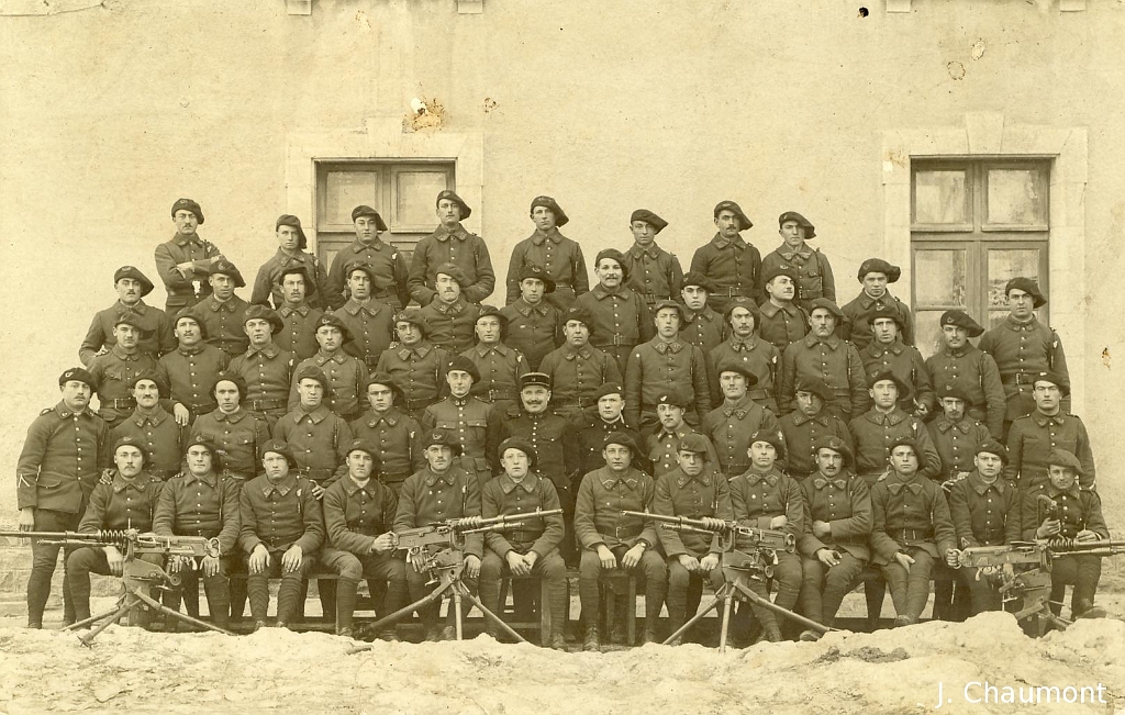 Remiremont ~ Compagnie avec quatre mitrailleuses Hotchkiss.JPG